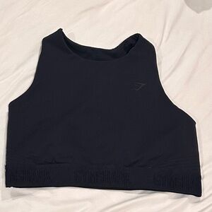 Gymshark Midnight Black Crop Top